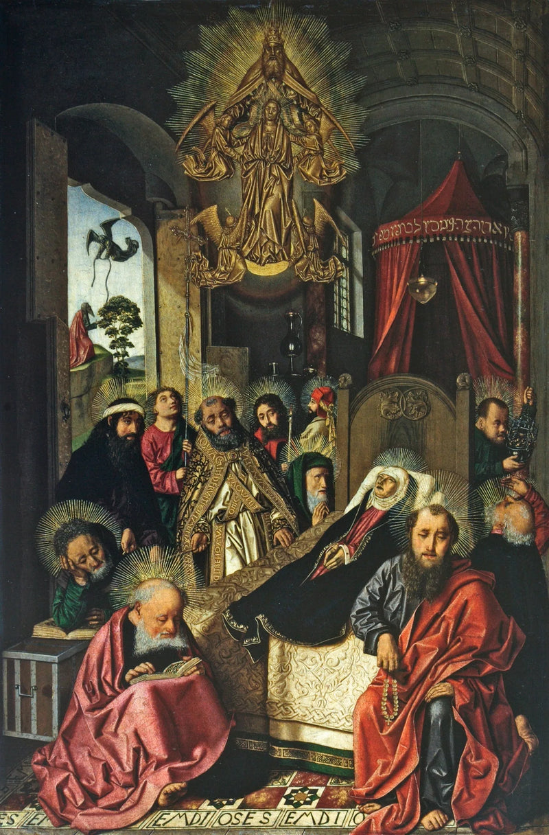 Death and Assumption of the Virgin Mary - Bartolomé Bermejo