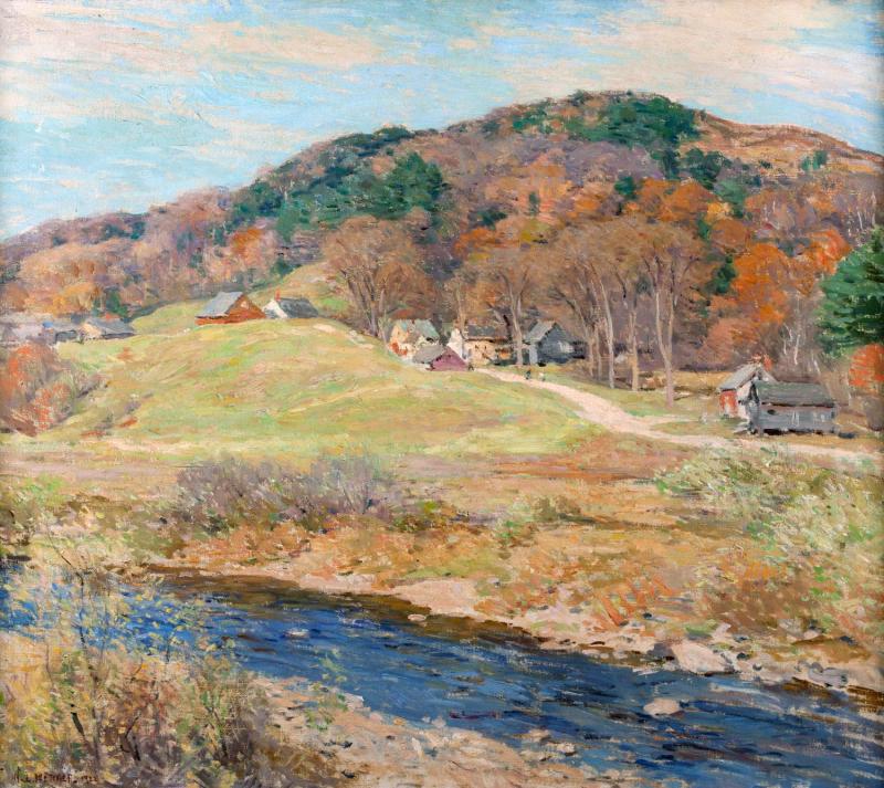 November Mosaic - Willard Metcalf