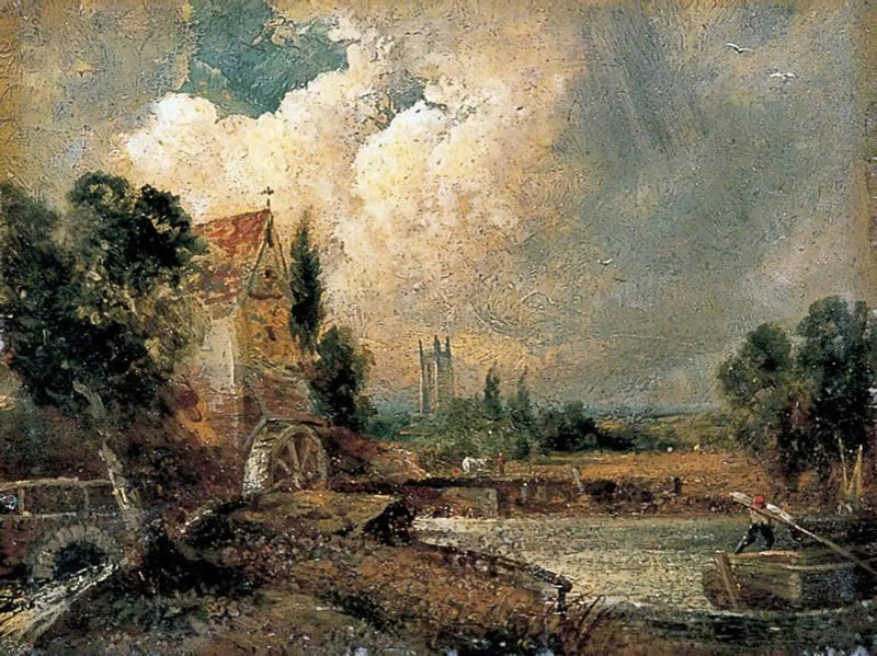 Watermill at Flatford, Kent - John Constable