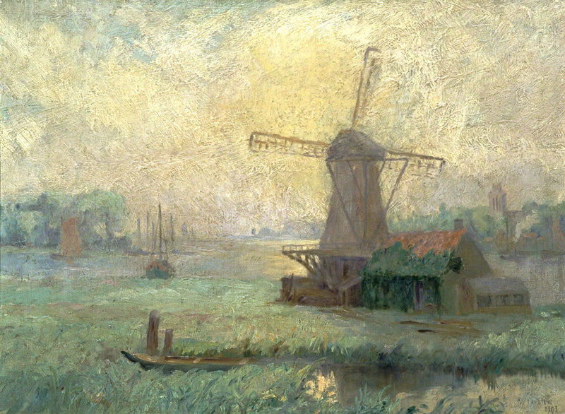 Windmill, Holland - Maurice Galbraith Cullen