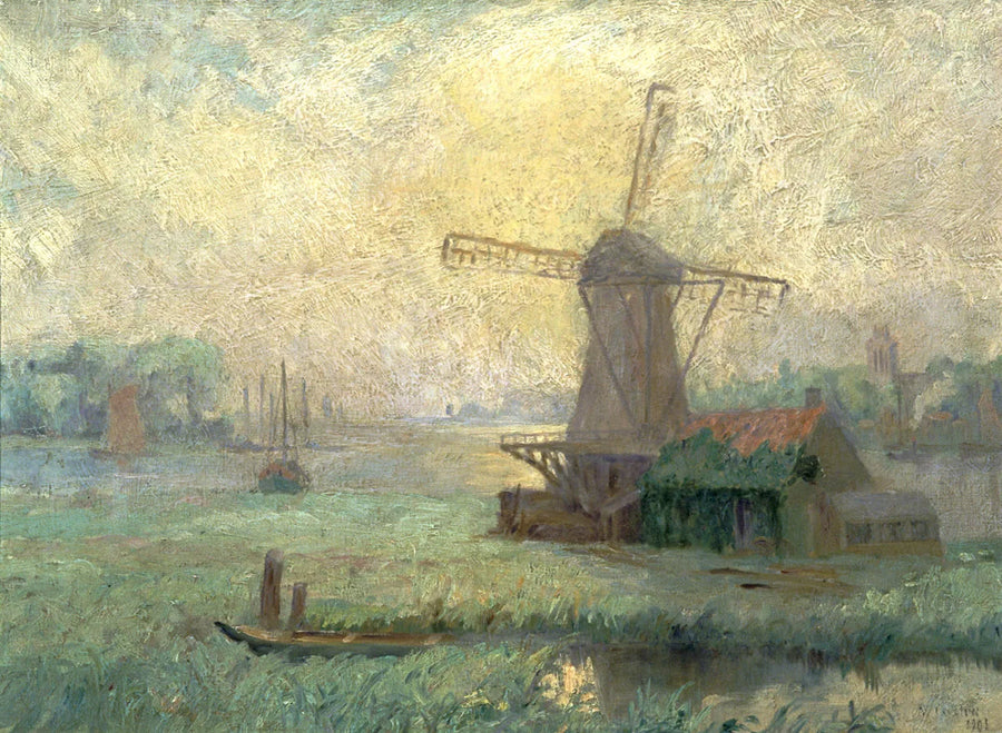 Windmill, Holland - Maurice Galbraith Cullen