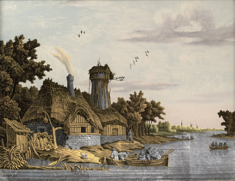 Moulin au bord d'une rivière - Jonas Zeuner
