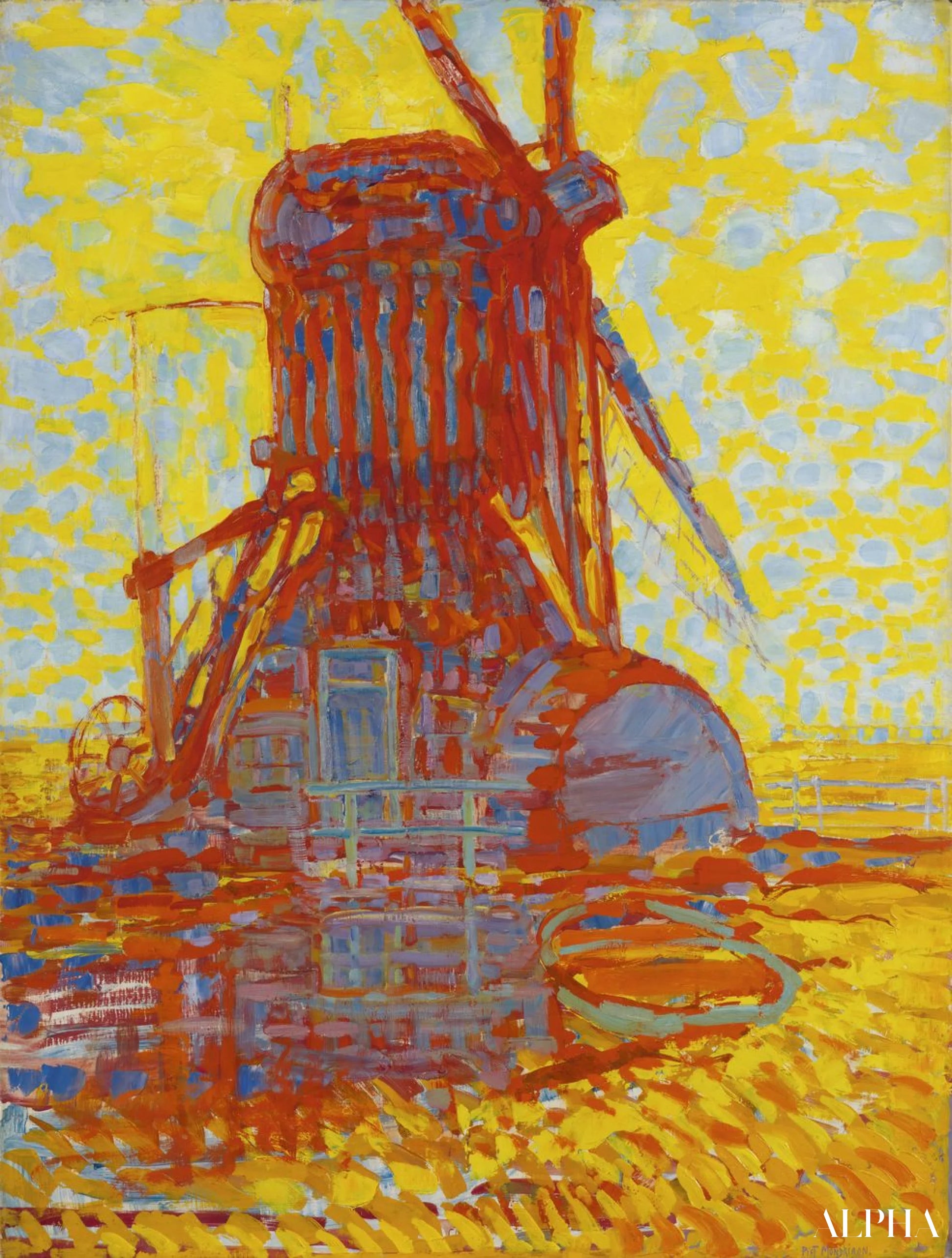 Mill in the Sunlight - Mondrian - High-end reproductions of paintings and artworks