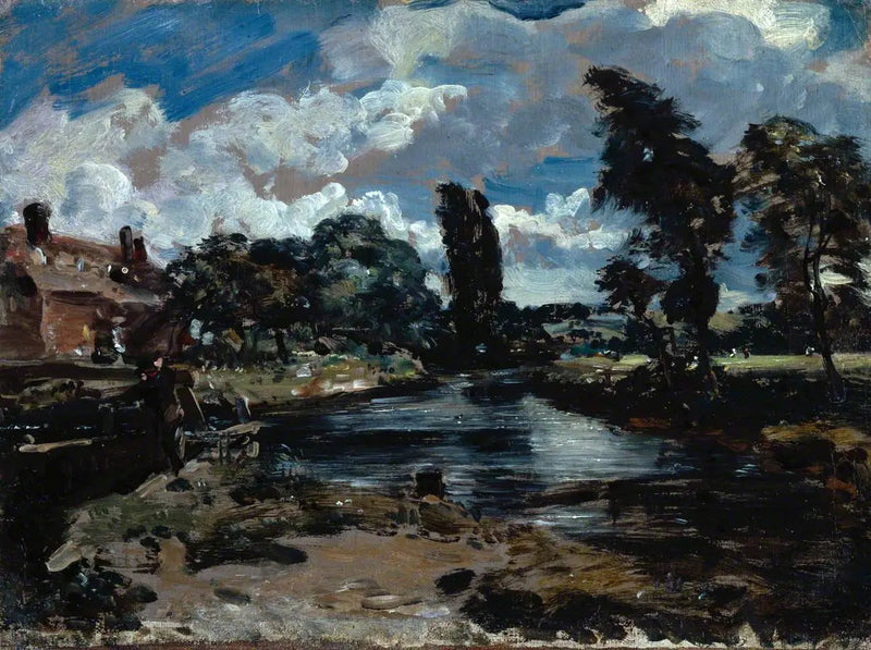 Flatford Mill from a lock on the Stour - John Constable