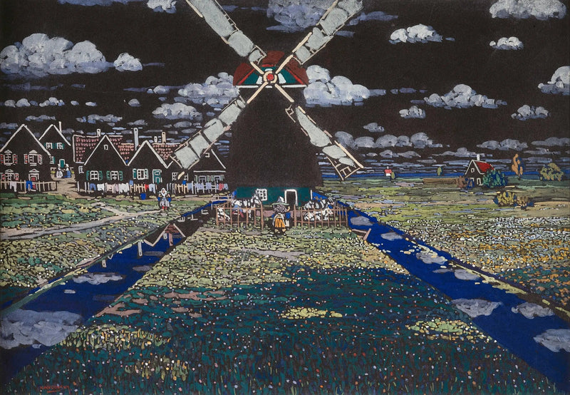 Windmill in Holland - Vassily Kandinsky