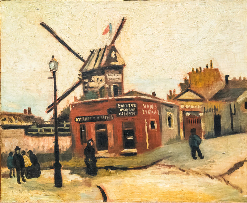 The Moulin de la Galette - Vincent van Gogh