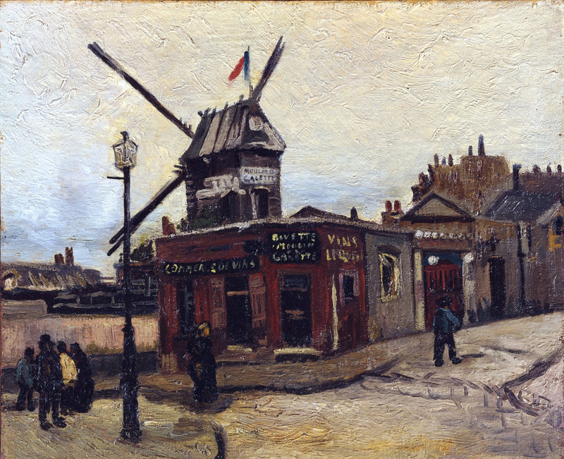 The Moulin de la Galette - Vincent van Gogh