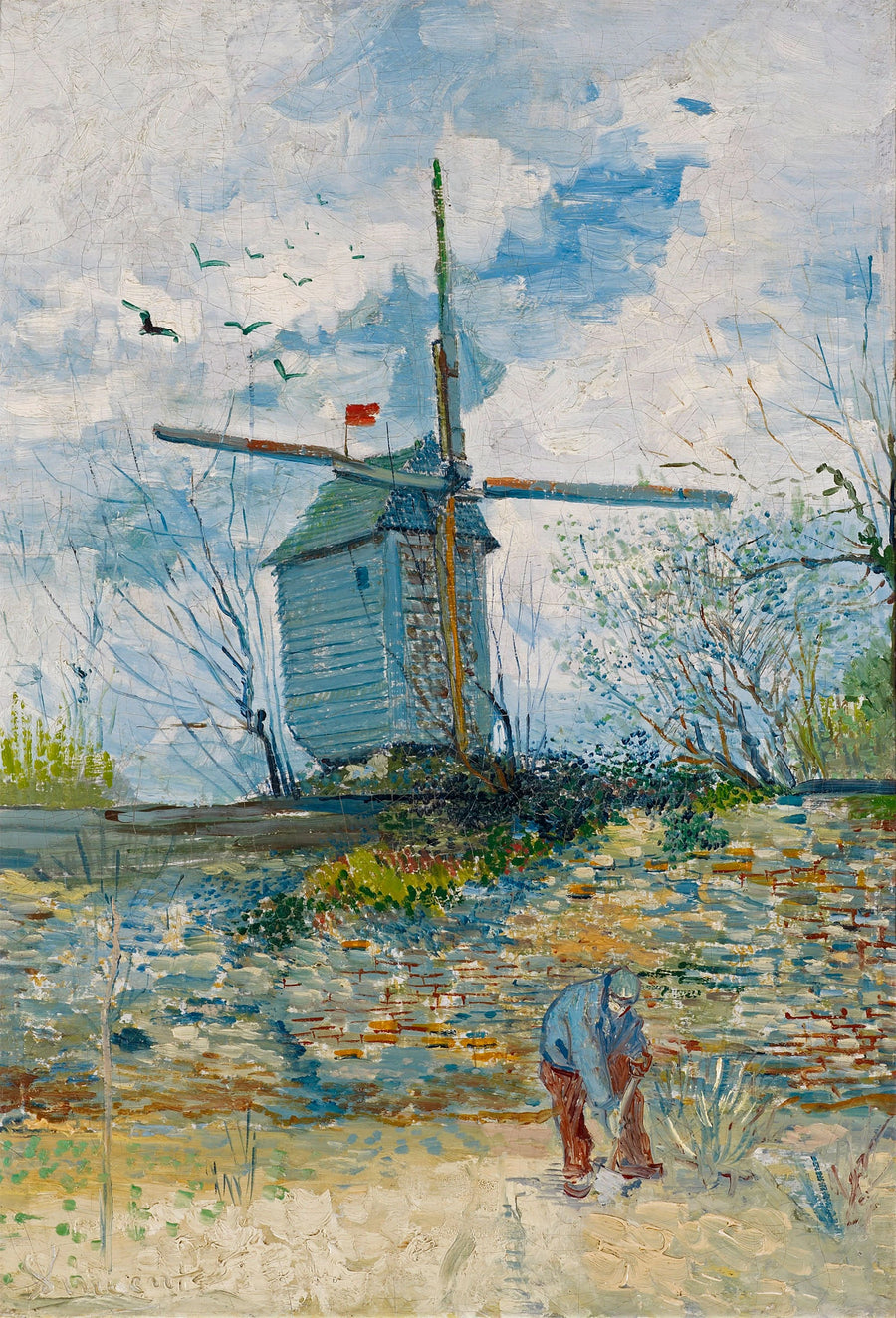 The Moulin de la Galette - Vincent van Gogh