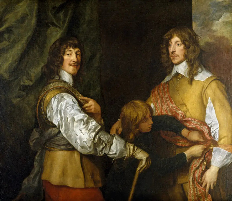 Mountjoy Blount, 1er comte de Newport (1597-1665), Lord George Goring (1608-1657) and a page - Antoine van Dyck