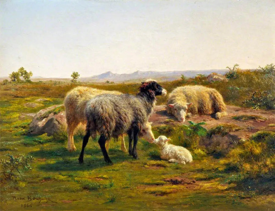 Sheep and Lamb - Rosa Bonheur
