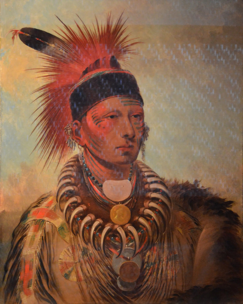 Mu-hu-she-kaw (The White Cloud) - George Catlin