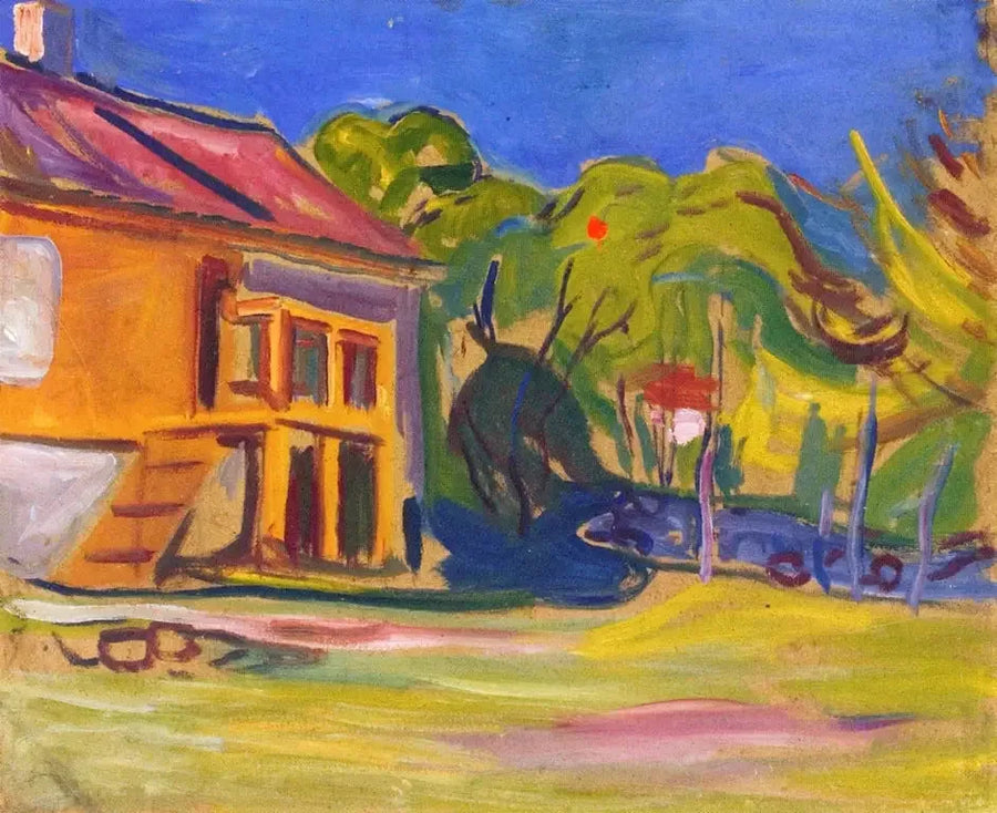Munch's House at Åsgardstrand - Edvard Munch