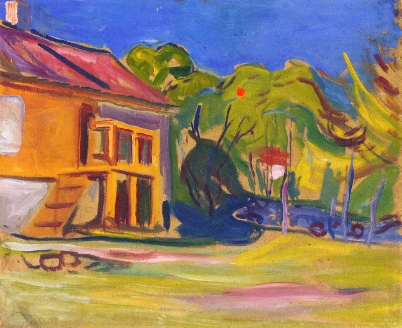 Munch's House at Åsgardstrand - Edvard Munch