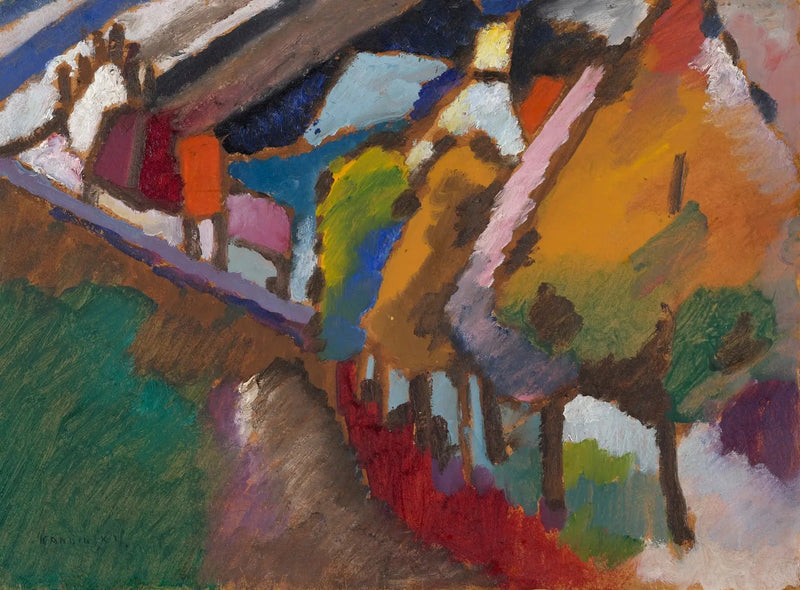 Murnau - Castle and Church - Vassily Kandinsky