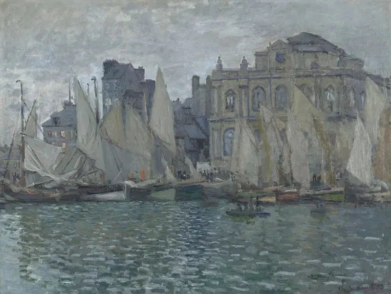 Le Musée du Havre W261 par Claude Monet, 1873, National Gallery Londres