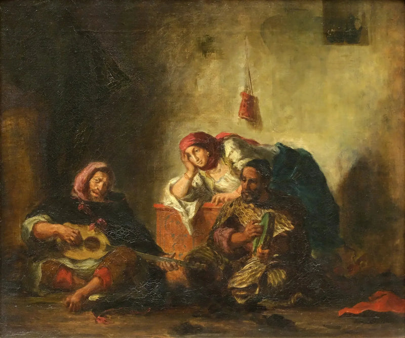 Jewish Musicians of Mogador - Eugène Delacroix