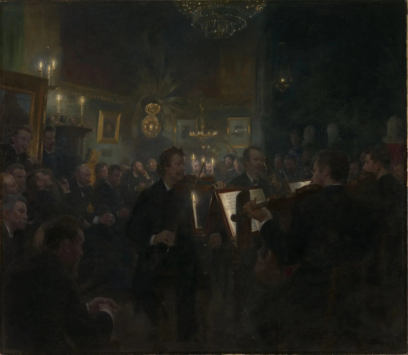 Music in the studio - Peder Severin Krøyer