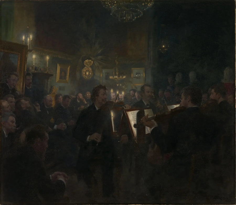 Music in the studio - Peder Severin Krøyer