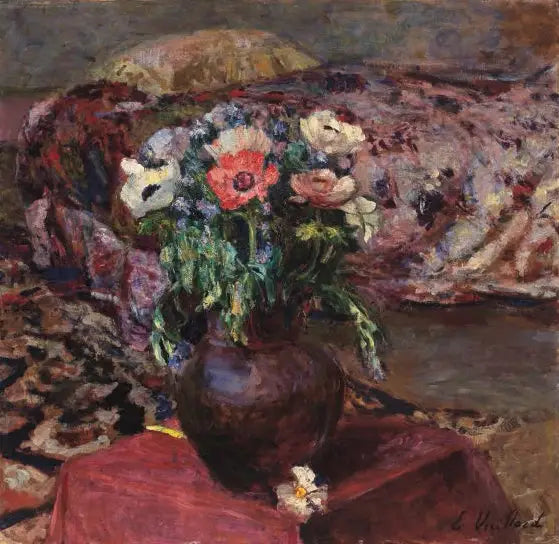 Forget-me-nots and Anemones - Édouard Vuillard