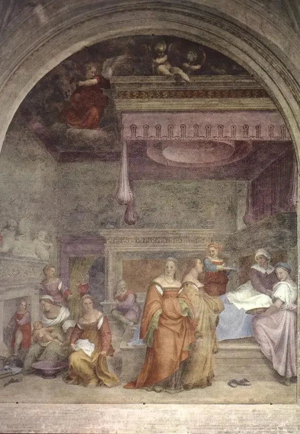 Birth of the Virgin - Andrea del Sarto
