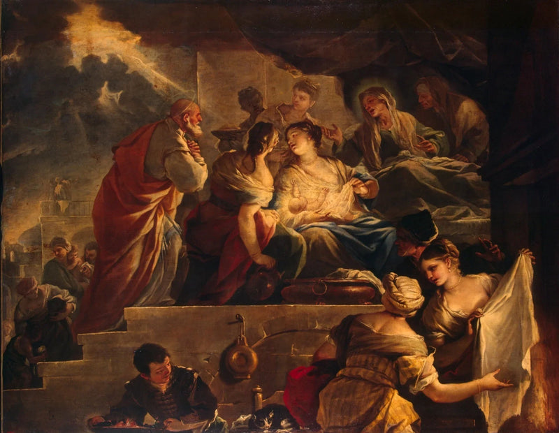 Birth of Saint John the Baptist - Luca Giordano