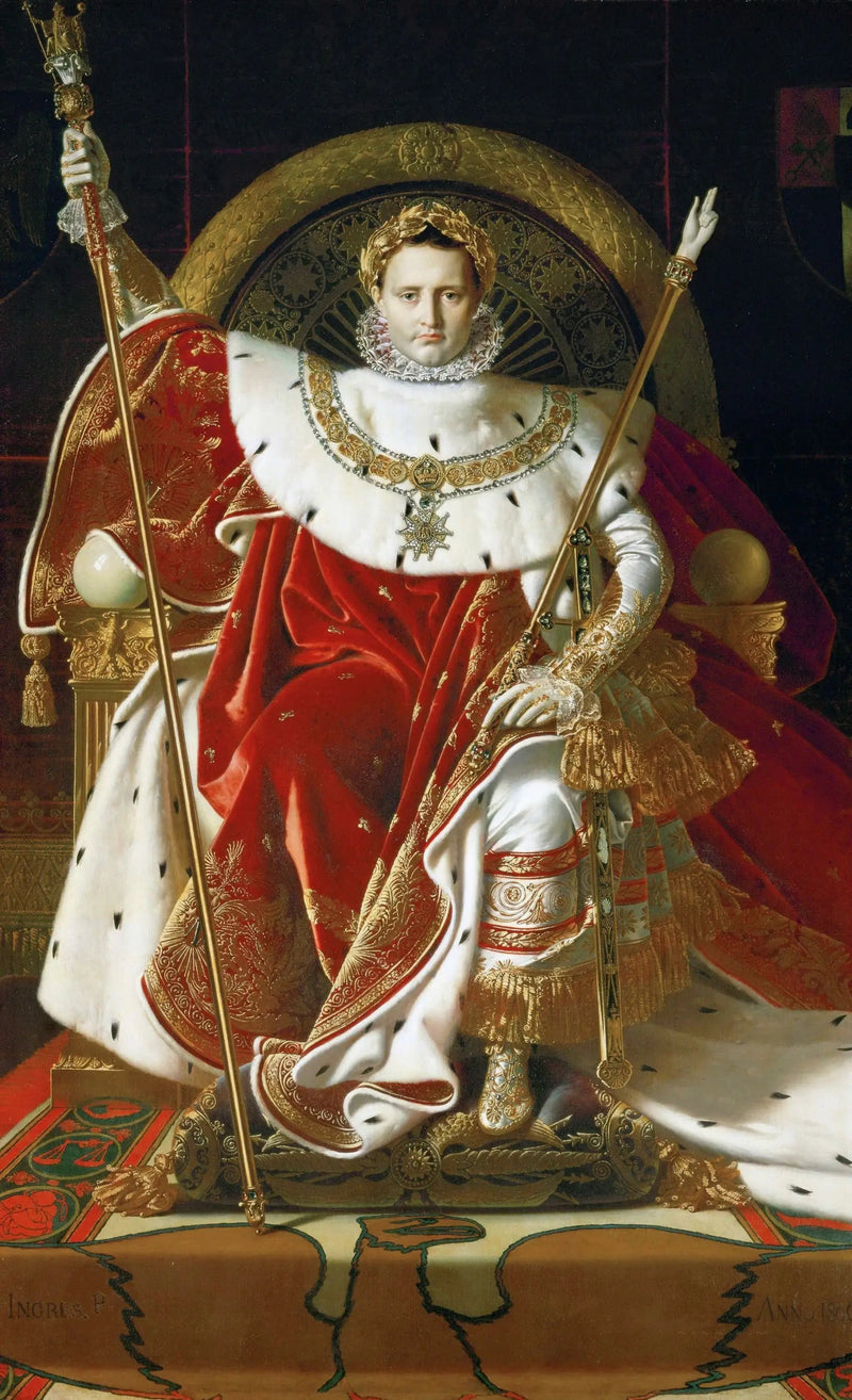 Napoleon I on the Imperial Throne - Jean-Auguste-Dominique Ingres