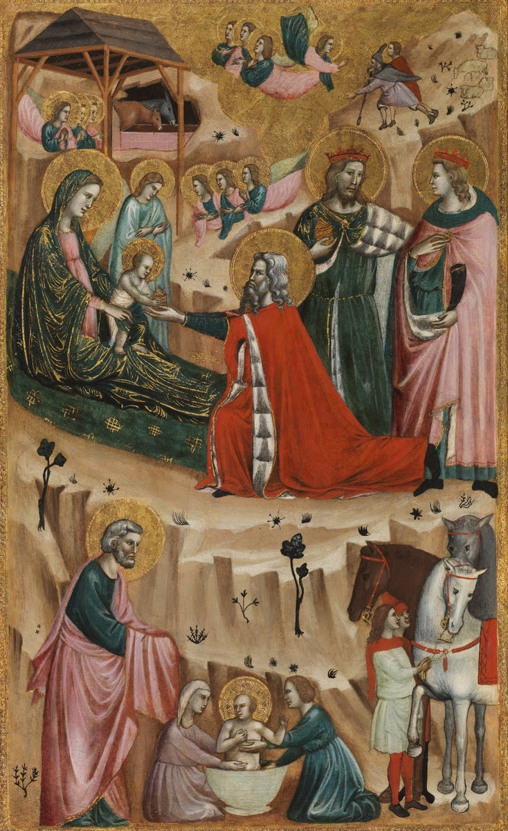 Nativity and Adoration of the Magi - Giovanni Baronzio