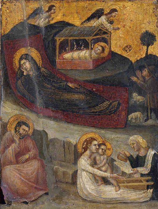 Nativity and Annunciation to the Shepherds - Pietro da Rimini