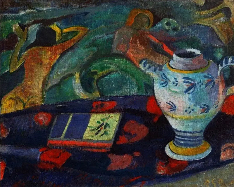 Still Life with Quimper Jug - Paul Gauguin