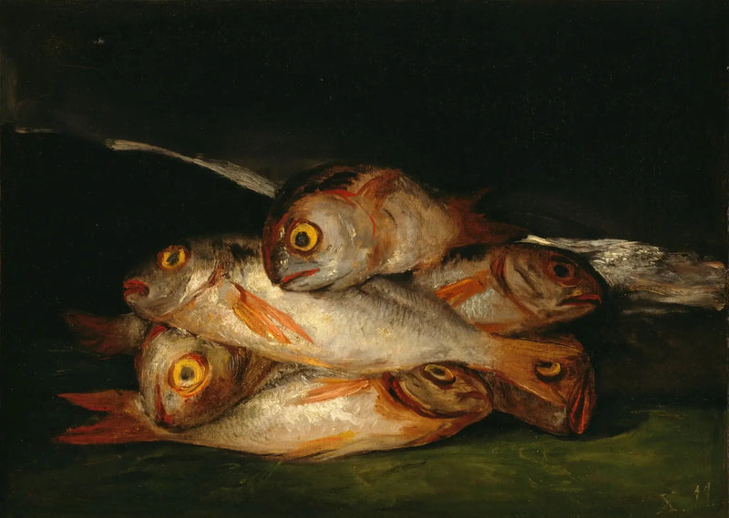 Still Life with Golden Bream - Francisco de Goya