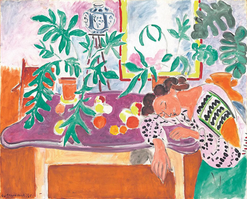 Still Life with Sleeping Woman - Henri Matisse