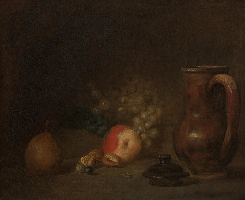 Still life with a terracotta jar - Jean Siméon Chardin