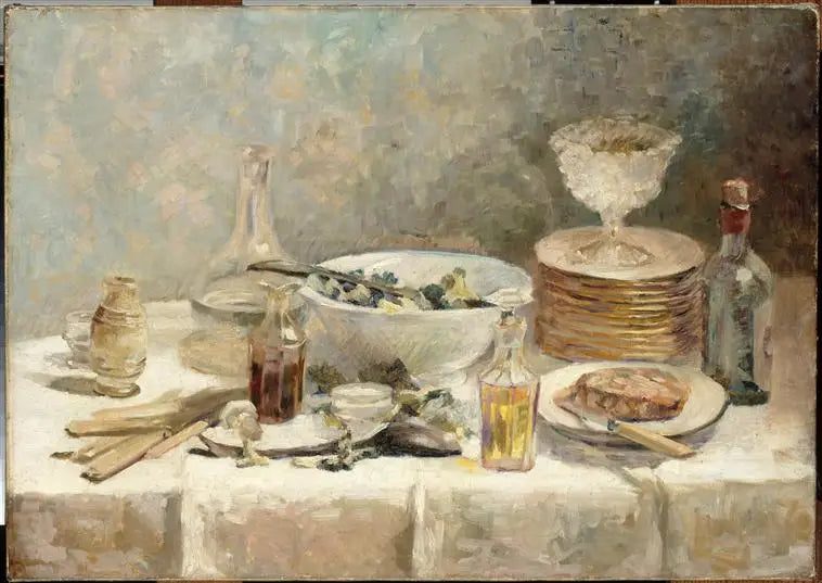 Still Life with Salad - Édouard Vuillard