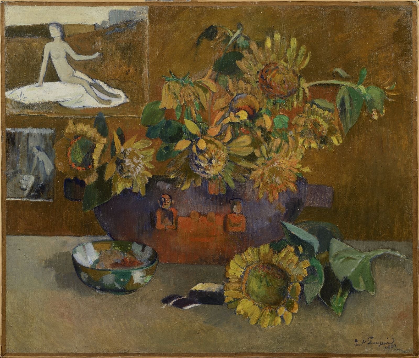 Reproduction du tableau « Nature morte à l'Espérance - Paul Gauguin » par Alpha Reproduction en peinture à l’huile