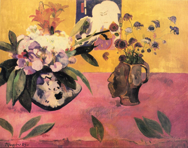 Still Life with Japanese Print - Paul Gauguin