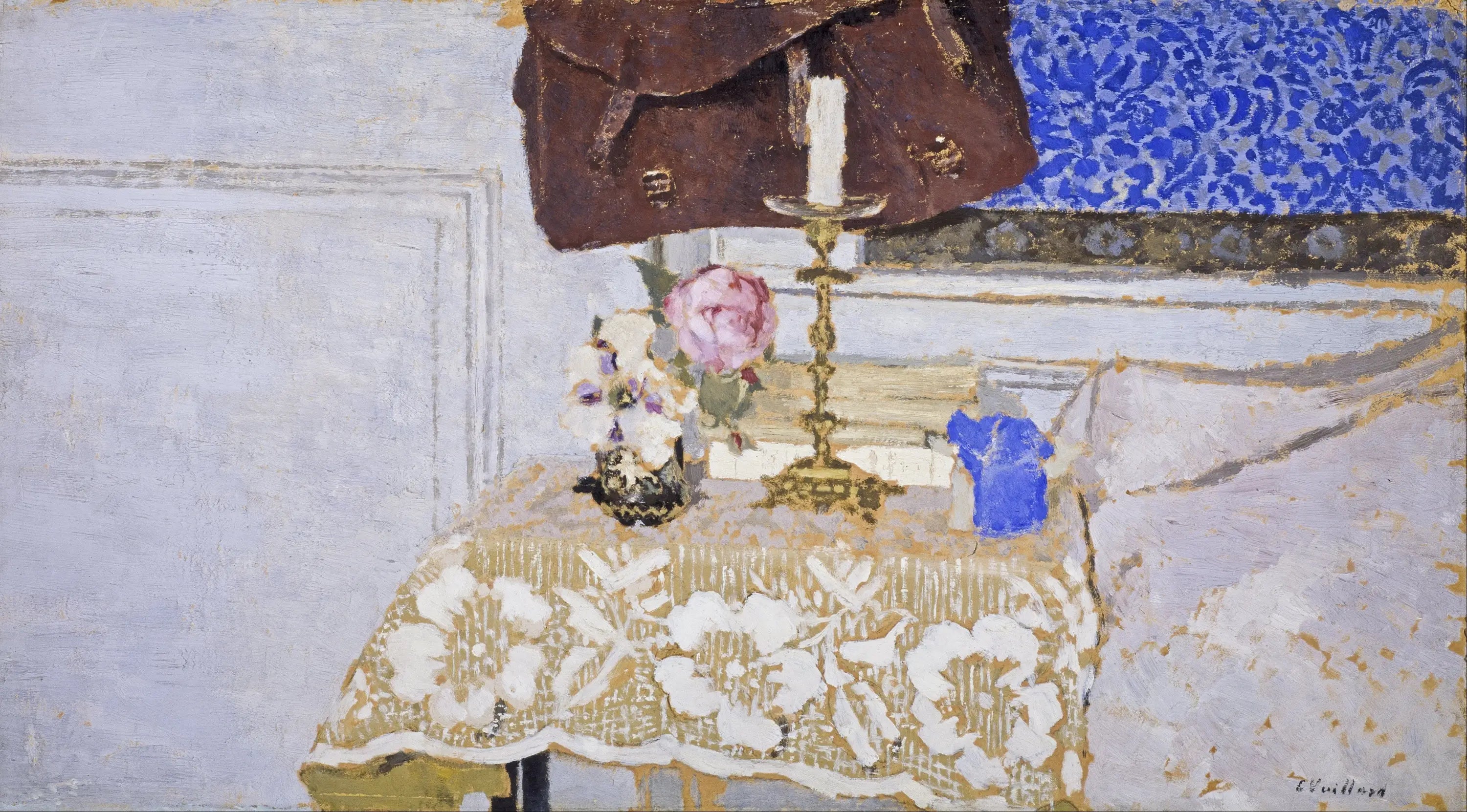 Nature morte au bougeoir - Édouard Vuillard - Alpha Reproduction