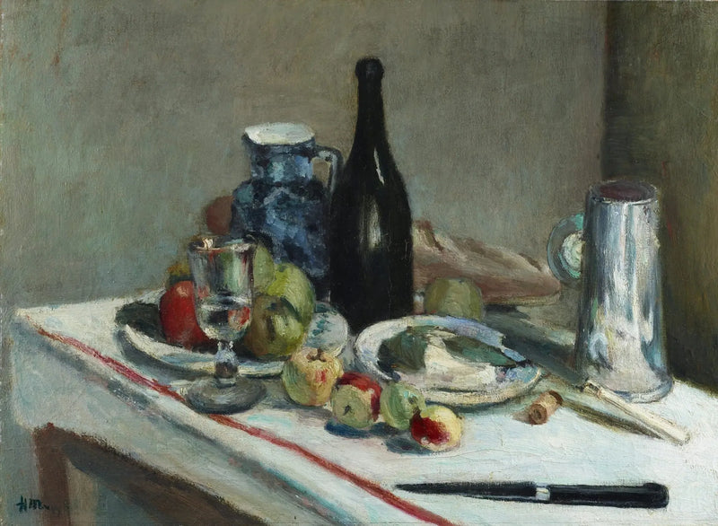 Still Life with Black Knife - Henri Matisse