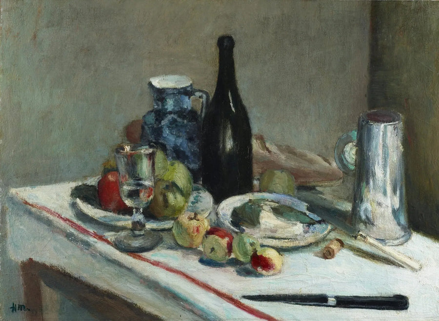 Still Life with Black Knife - Henri Matisse