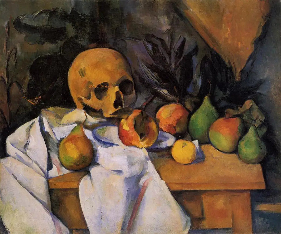 Still Life with Skull - Paul Cézanne