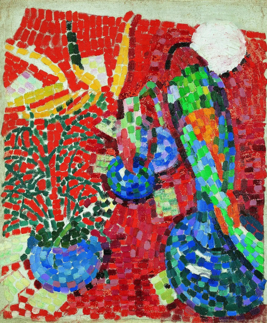 Still Life with Parrot - Robert Delaunay