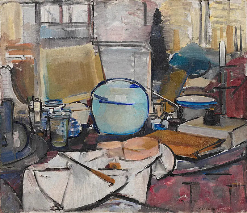 Still Life with Ginger Pot I - Piet Mondrian