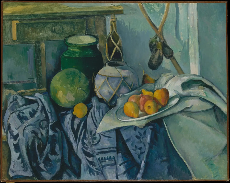 Still Life with Eggplants - Paul Cézanne