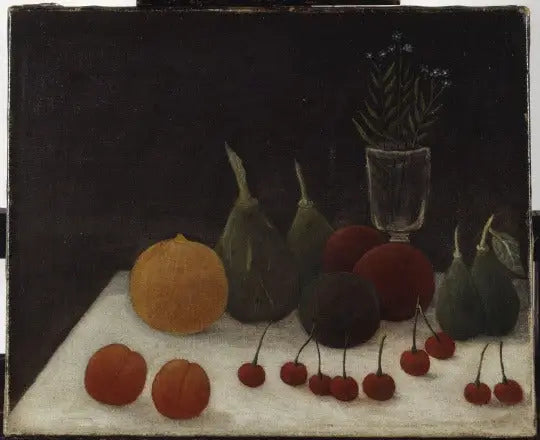 Still Life with Cherries - Henri Rousseau