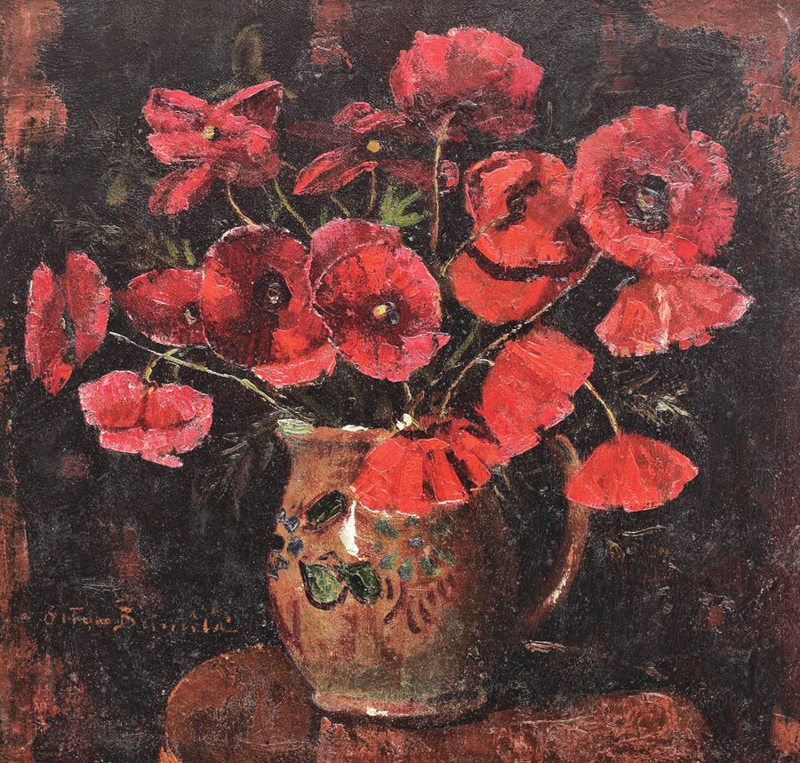 Nature morte aux coquelicots – Octav Băncilă