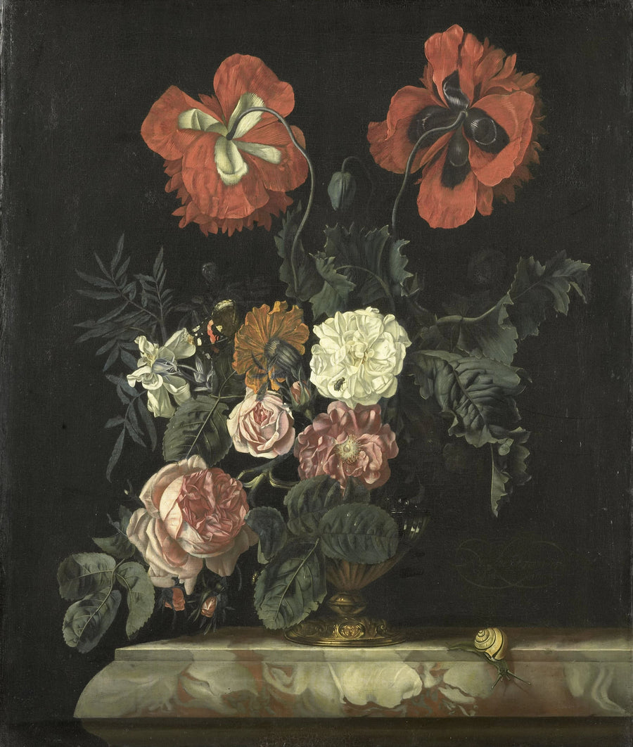 Nature morte aux fleurs - Nicolaes Lachtropius