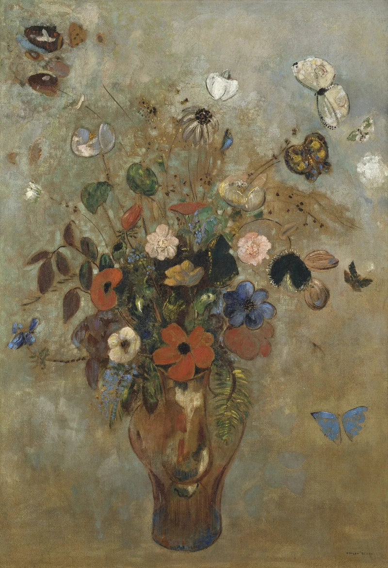 Still Life with Flowers - Odilon Redon