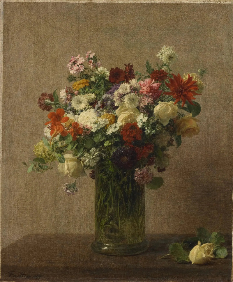 Still Life with Flowers SK-A-2895 - Henri Fantin-Latour