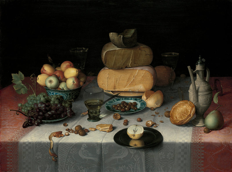 Nature morte aux fromages - Floris Claesz van Dijck