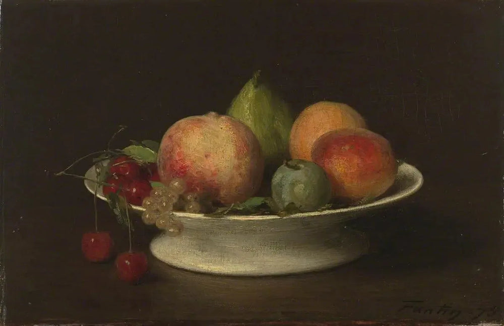 Nature morte aux fruits - Henri Fantin-Latour image 1 copie de tableau peinte à la main