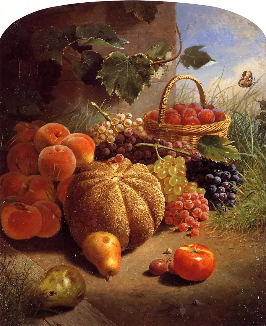 Still life with fruits - William Merritt Chase